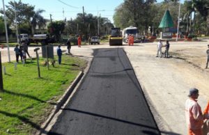 Fuerte inversión provincial en obras de desagües, pavimento y enripiado