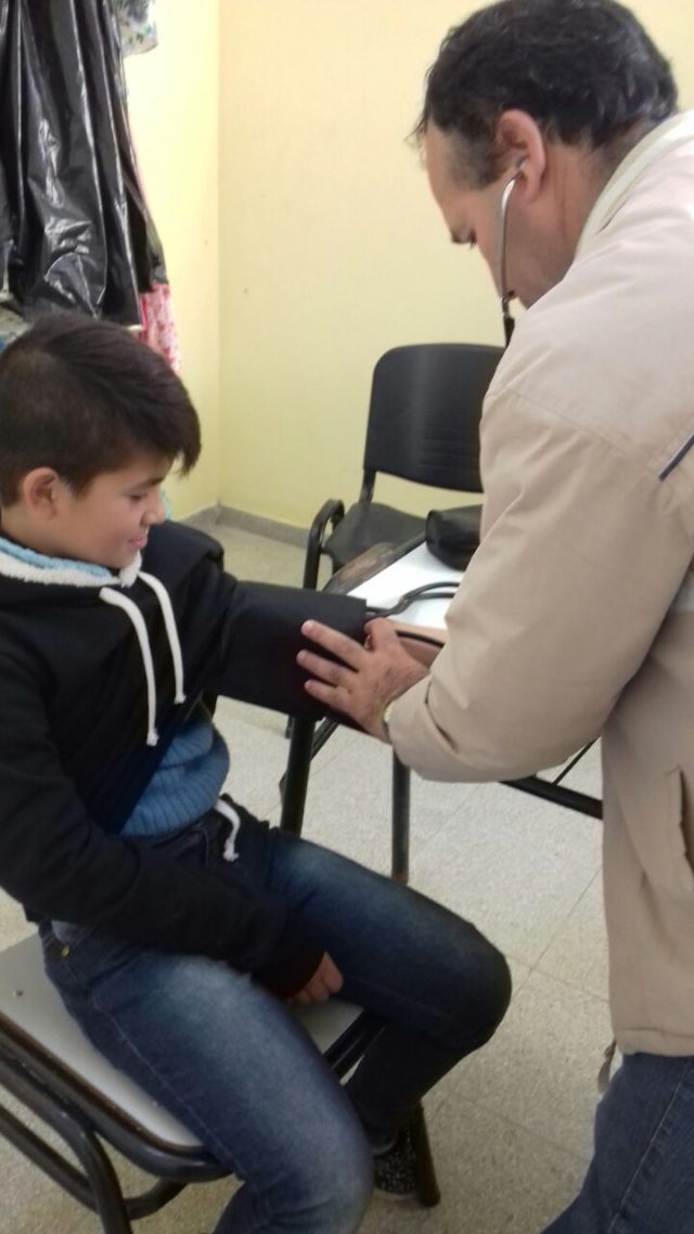 En Mansilla se refuerzan los controles de salud a los niños del nivel primario 2