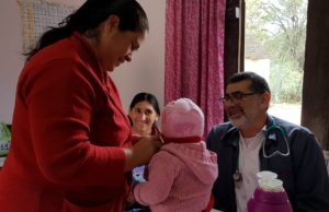 Atenciones pediátricas en comunidad wichi