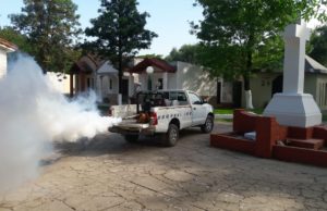 En vísperas del Día de los Fieles Difuntos Salud fumiga en los cementerios