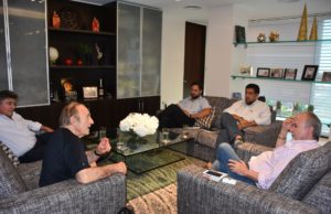 El Jefe de Gabinete recibió a ilustre pianista nacional