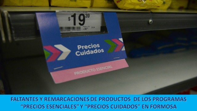 DENUNCIO LA DEFENSORIA FALTANTES DE LOS PRODUCTOS DEL PROGRAMA _PRECIOS ESENCIALES_ Y SE+æALO QUE LOS DE _PRECIOS CUIDADOS_ SON REMARCADOS PERSIS