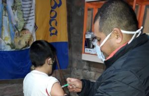 Controles y vacunación domiciliarios para escolares