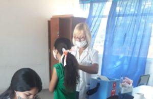 Cerrando el año escolares de Clorinda reciben 2da dosis de HPV