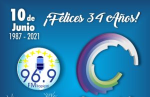 Canal 3 y Radio Tropical celebran 34 años de vida institucional
