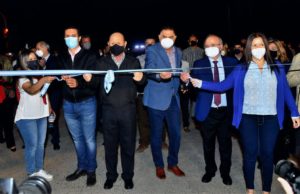 Insfrán encabezó inauguración de 20 cuadras de pavimento y obras complementarias en dos barrios