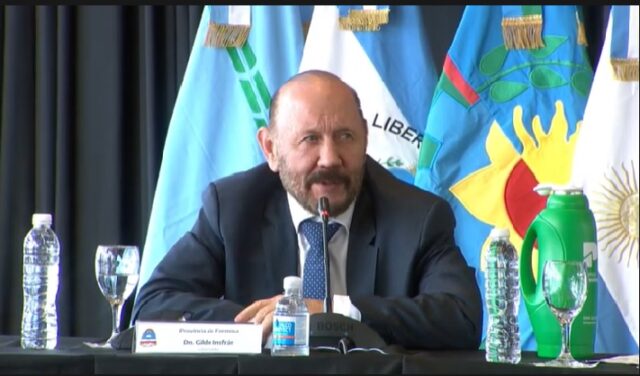 Gildo Insfrán consejo hidrovia
