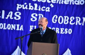 Insfrán pidió votar “boleta azul completa” en las elecciones del 29 de junio